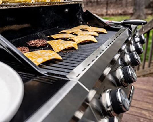 Monument Grills 4-Burner Propane Gas Grill, Stainless Steel, Infrared Side & Side Burners, Rotisserie Kit – B0BK13MMGX