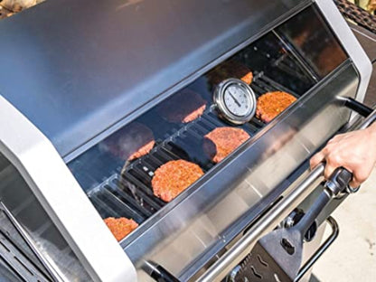 Monument Grills 4-Burner Propane Gas Grill, Stainless Steel, Infrared Side & Side Burners, Rotisserie Kit – B0BK13MMGX