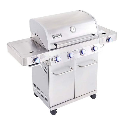 Monument Grills 4-Burner Propane Gas Grill, Side Sear, Thermometer – B071W7HY4M