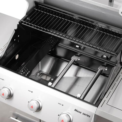 Monument Grills 3-Burner Propane Gas Grill, 48,000 BTU with Side Burner & BBQ Cover - B0CWNJ7BJ9