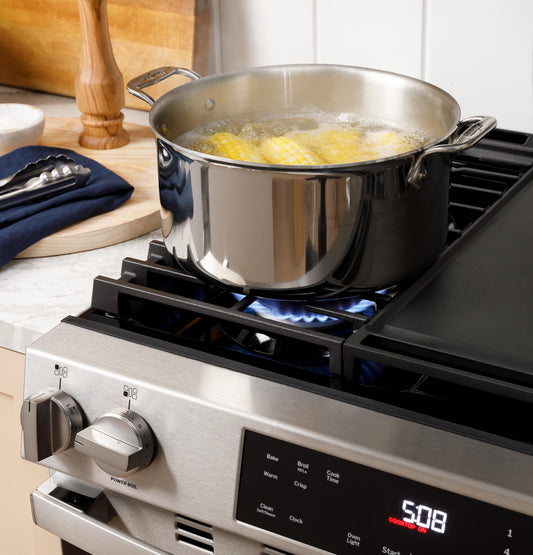 GE APPLIANCES GGS500SVSS GE(R) 30" Slide-In Front Control Gas Range - GGS500SVSS-KT