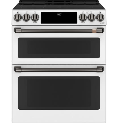 Café Front Control Induction Knobs and Handles - Brushed Black - CXFCHHKPMBT-KT