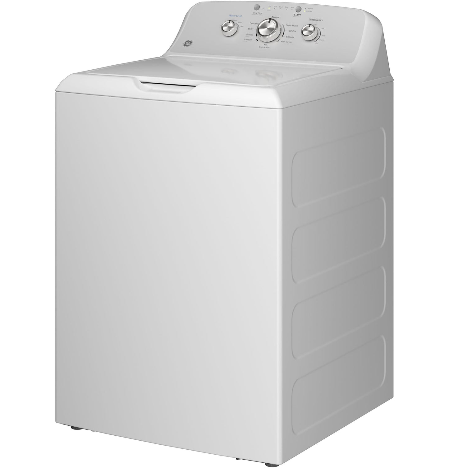 GE APPLIANCES GTW385ASWWS GE(R) 4.3 cu. ft. Capacity Washer with Stainless Steel&#x00A0;Basket,Cold&#x00A0;Plus and Water Level Control&#x200B; - GTW385ASWWS-KT