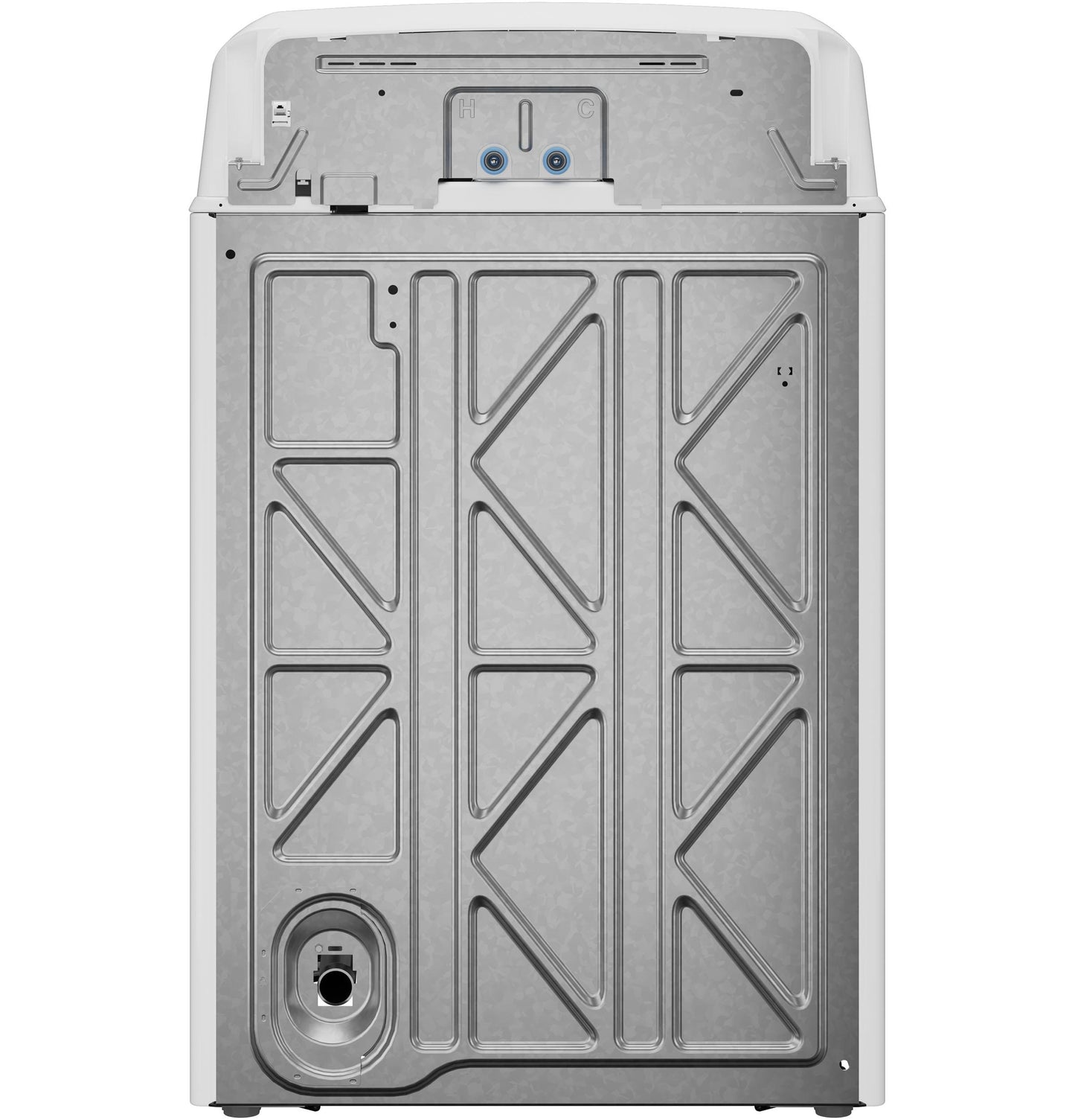 GE APPLIANCES GTW525ACWWB GE(R) 4.3 cu. ft. Capacity Washer with Stainless Steel Basket,5-yr Limited Warranty&#x200B; - GTW525ACWWB-KT