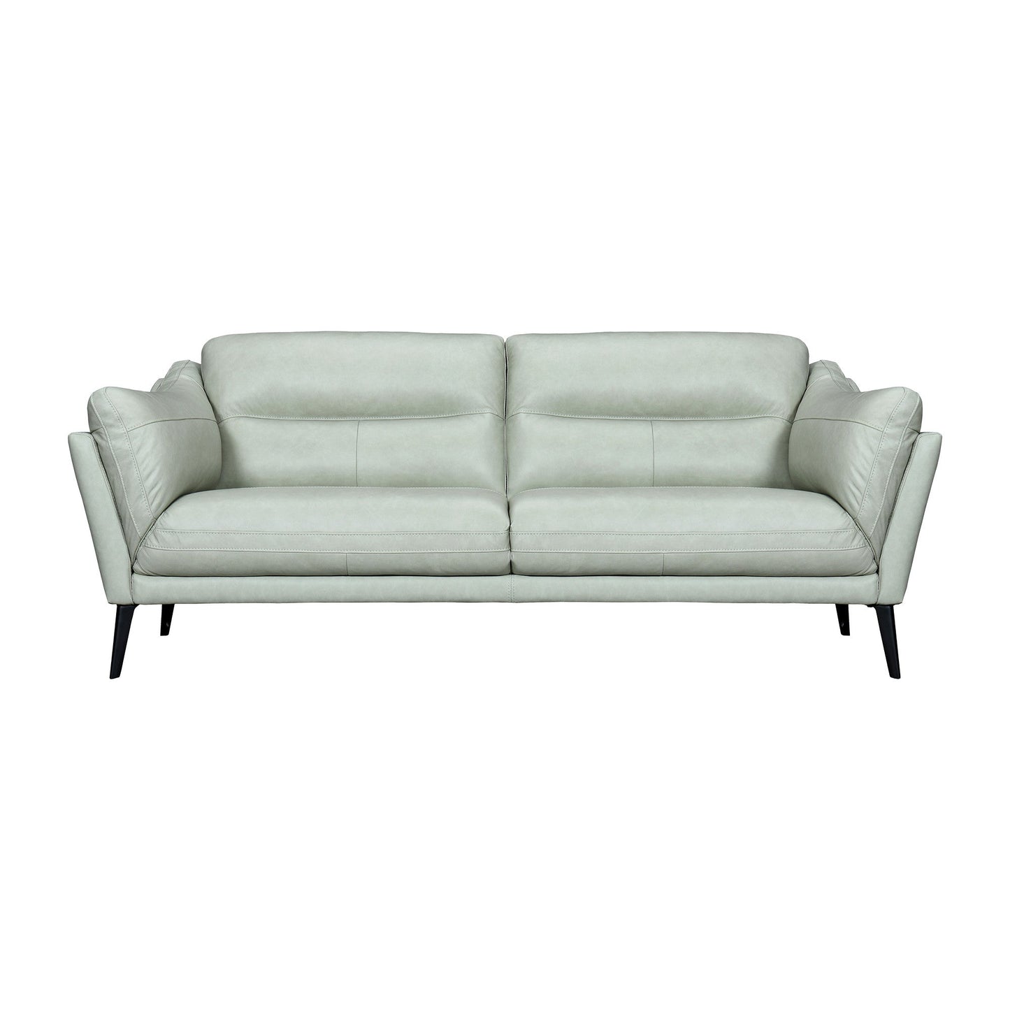 Modway Furniture 87" Mint Green Leather Sofa with Black Legs - Luxurious Comfort, Elegant Design & Strong Support! - 546413-HOMEROOTS