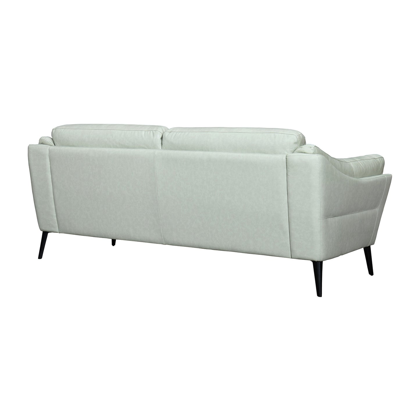 Modway Furniture 87" Mint Green Leather Sofa with Black Legs - Luxurious Comfort, Elegant Design & Strong Support! - 546413-HOMEROOTS