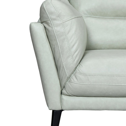 Modway Furniture 87" Mint Green Leather Sofa with Black Legs - Luxurious Comfort, Elegant Design & Strong Support! - 546413-HOMEROOTS