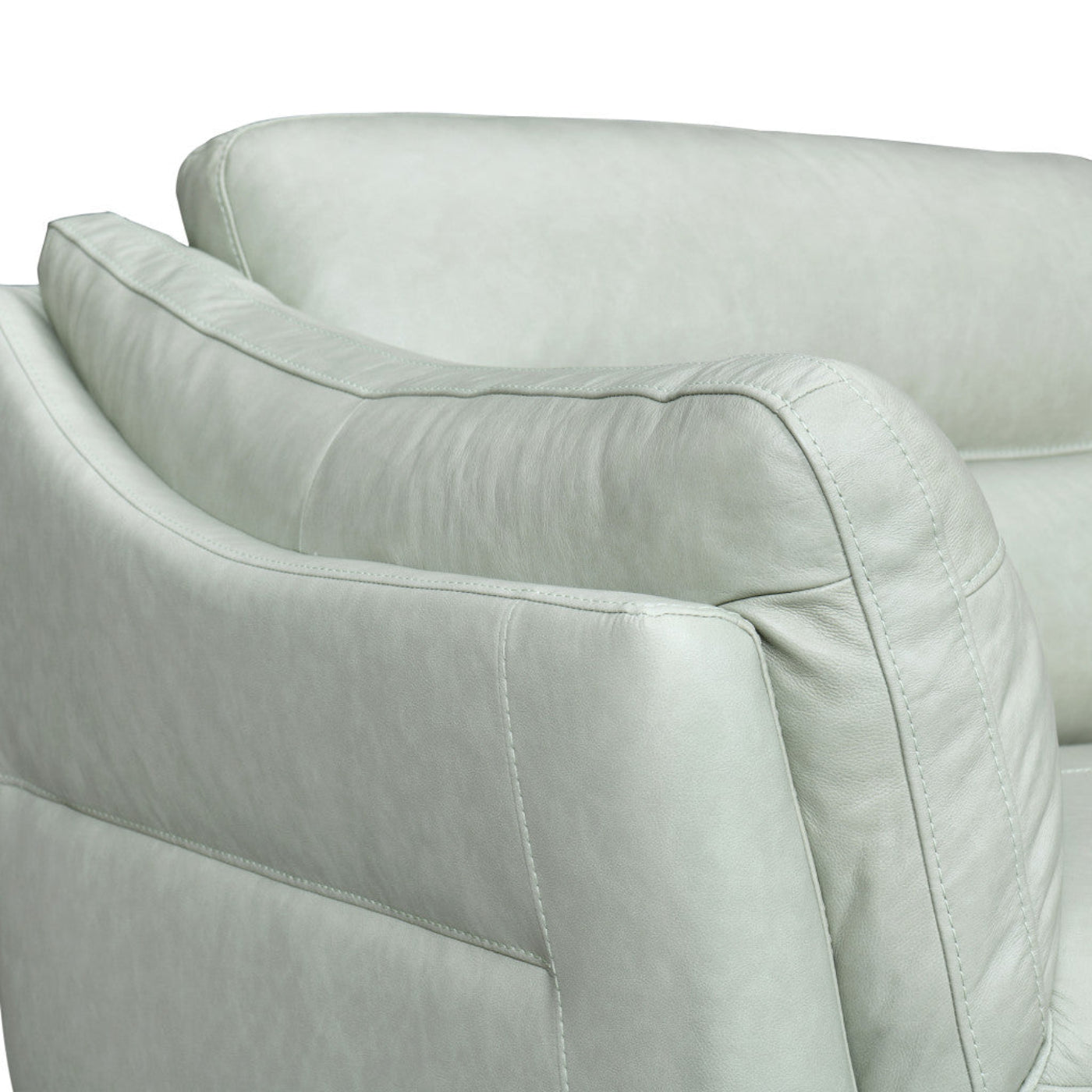 Modway Furniture 87" Mint Green Leather Sofa with Black Legs - Luxurious Comfort, Elegant Design & Strong Support! - 546413-HOMEROOTS