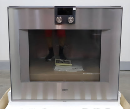 Gaggenau 400 Series 30" 4.5 Cu.Ft TFT Glass Front SS Steel Single Oven BO481613