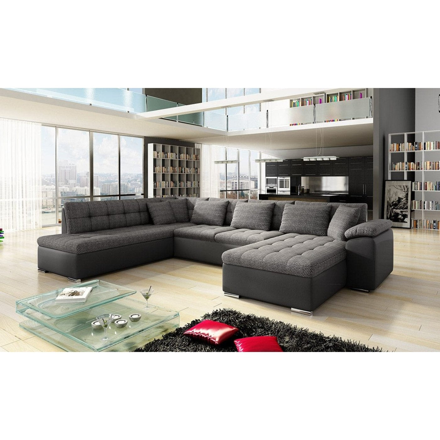 Maxima House LEONARDO BIS Sectional Sleeper Sofa - MIR013