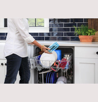 GE APPLIANCES GDF510PGRBB GE Dishwasher with Front Controls - GDF510PGRBB
