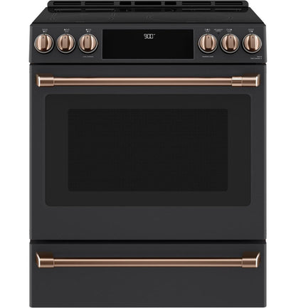 Café Front Control Induction Knobs and Handles - Brushed Copper - CXFCHHKPMCU-KT