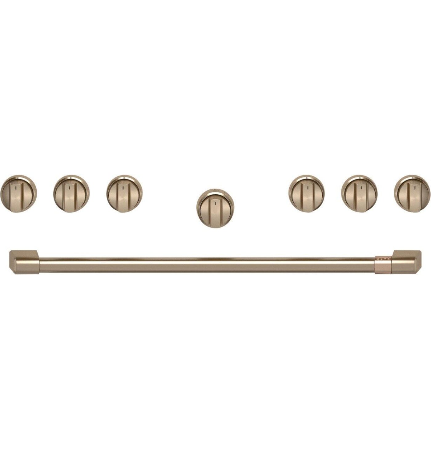 CAFE Café 36" Brushed Bronze Handle & Knob Set for Pro Range and Rangetop - CXPR6HKPTBZ-KT