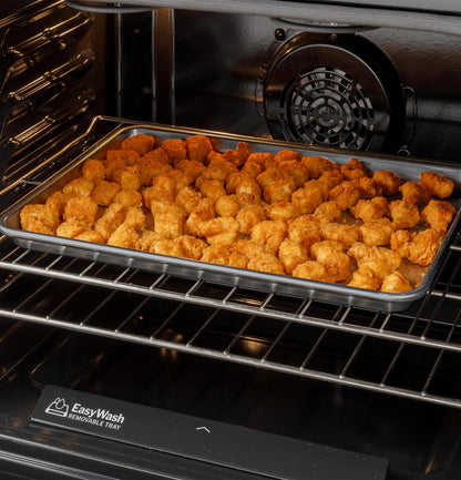 GE APPLIANCES GGS600AVDS GE(R) 30" Slide-In Front-Control Convection Gas Range with No Preheat Air Fry and EasyWash(TM) Oven Tray - GGS600AVDS-KT