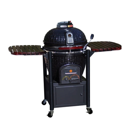 Vision Grills Elite | Icon 600 Series Grill | Charcoal Gas Compatible - ICON - CG-600 - Black
