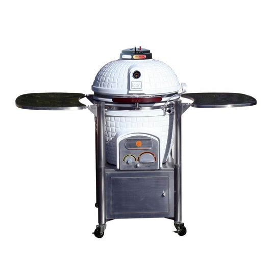 Vision Grills Elite | Icon 600 Series Grill | Charcoal Gas Compatible - ICON - CG-600 - Black