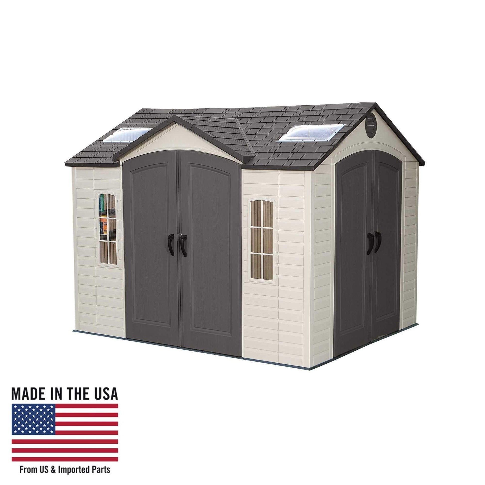 Lifetime 10 Ft. X 8 Ft. Outdoor Storage Shed - 60001 - Backyard Provider