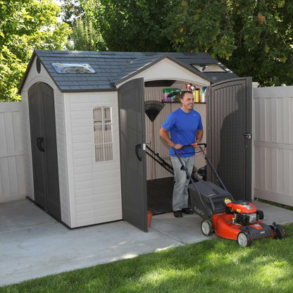 Lifetime 10 Ft. X 8 Ft. Outdoor Storage Shed - 60001 - Backyard Provider