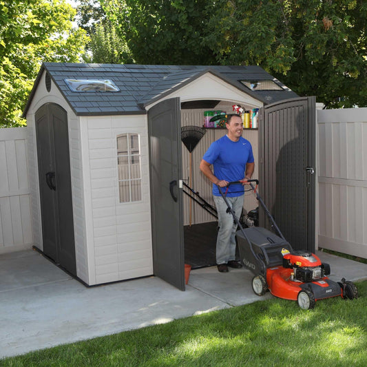 Lifetime 10 Ft. X 8 Ft. Outdoor Storage Shed - 60001 - Backyard Provider