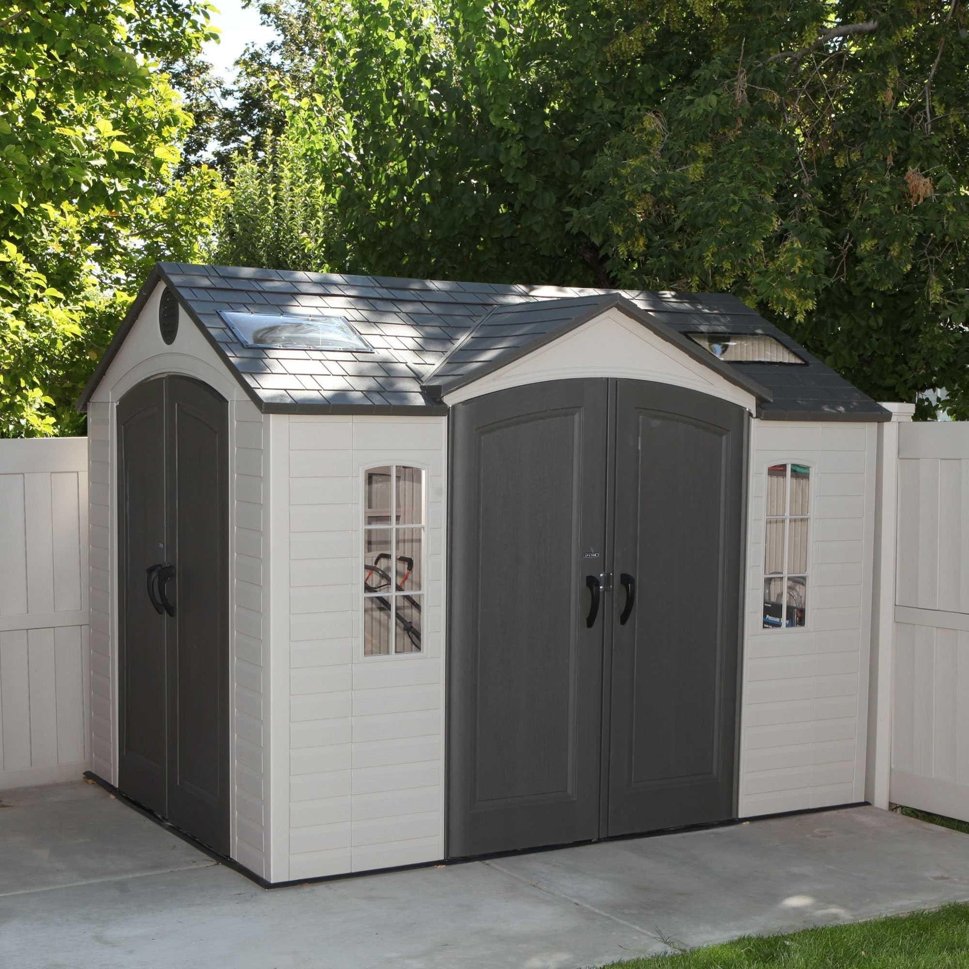 Lifetime 10 Ft. X 8 Ft. Outdoor Storage Shed - 60001 - Backyard Provider