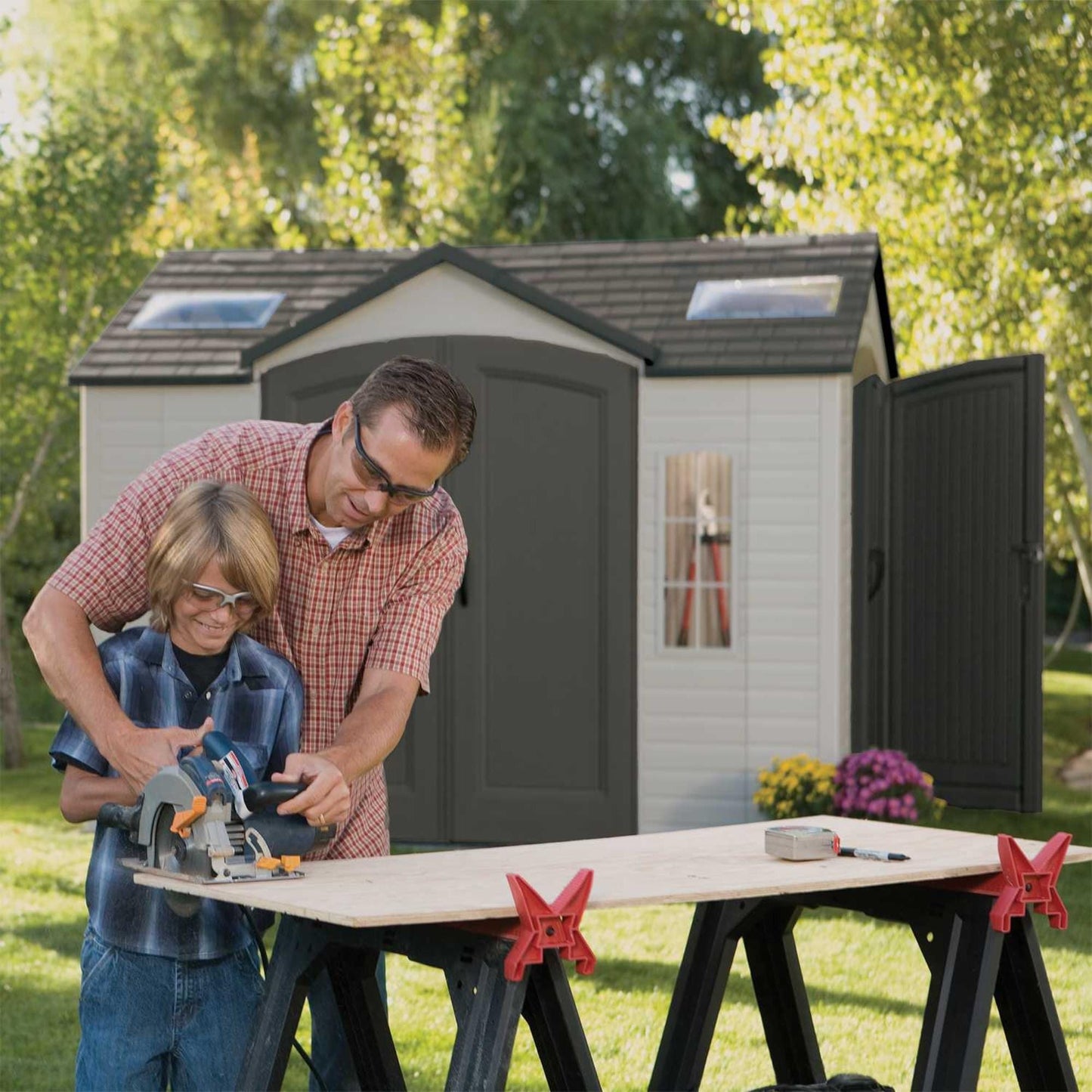 Lifetime 10 Ft. X 8 Ft. Outdoor Storage Shed - 60001 - Backyard Provider