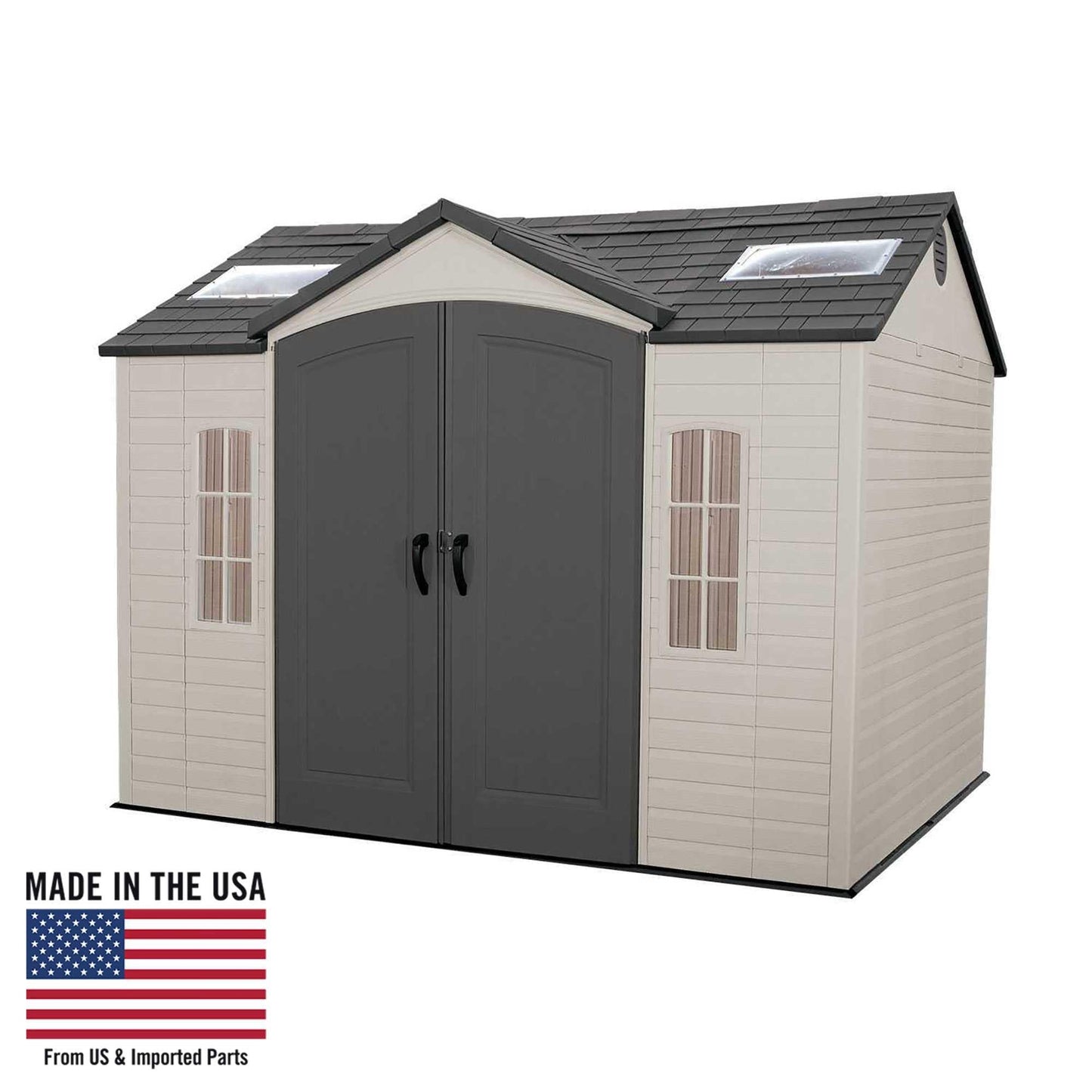 Lifetime 10 Ft. X 8 Ft. Outdoor Storage Shed - 60005 - Backyard Provider