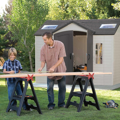 Lifetime 10 Ft. X 8 Ft. Outdoor Storage Shed - 60005 - Backyard Provider