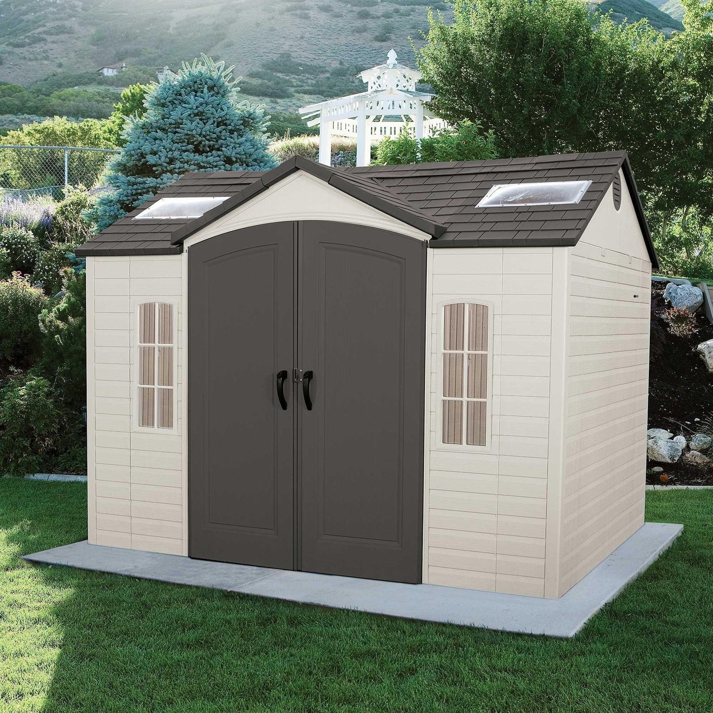 Lifetime 10 Ft. X 8 Ft. Outdoor Storage Shed - 60005 - Backyard Provider