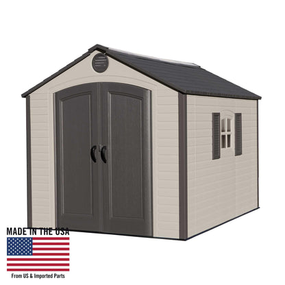 Lifetime 8 Ft. X 10 Ft. Outdoor Storage Shed - 60056 - Backyard Provider
