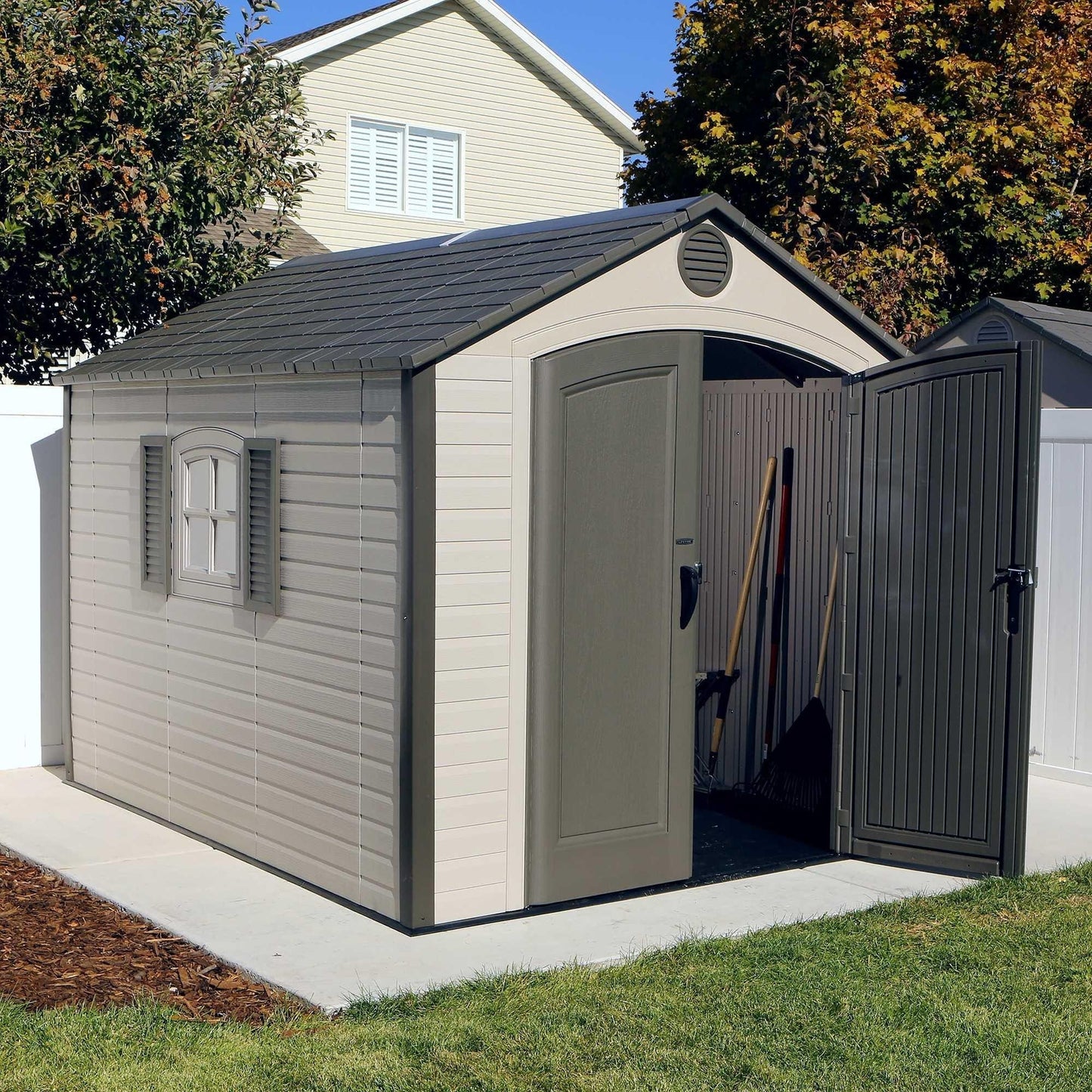 Lifetime 8 Ft. X 10 Ft. Outdoor Storage Shed - 60056 - Backyard Provider