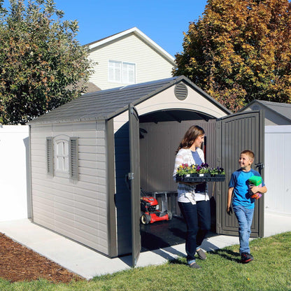 Lifetime 8 Ft. X 10 Ft. Outdoor Storage Shed - 60056 - Backyard Provider