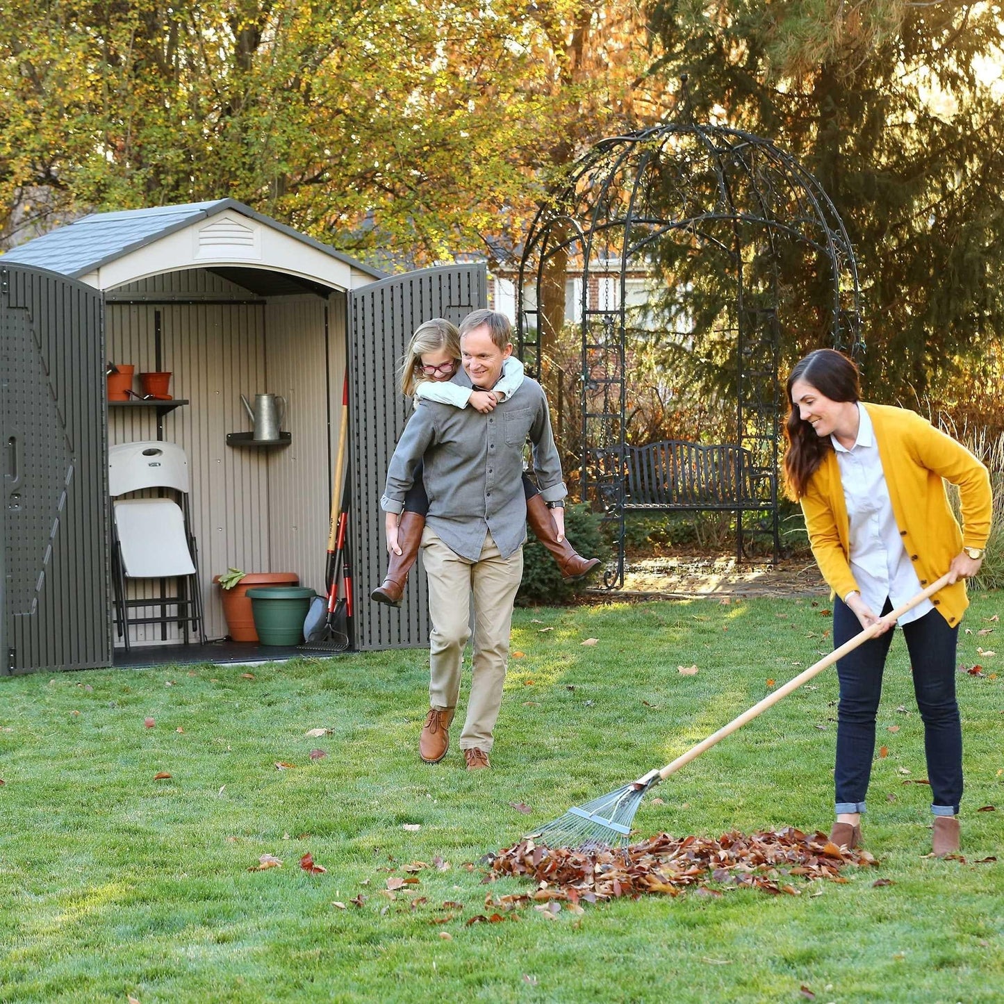 Lifetime 7 Ft. X 4.5 Ft. Outdoor Storage Shed - 60057 - Backyard Provider