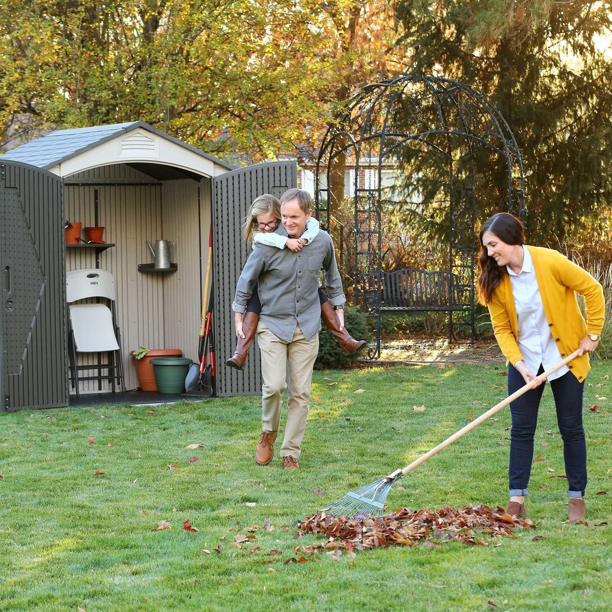 Lifetime 7 Ft. X 4.5 Ft. Outdoor Storage Shed - 60057 - Backyard Provider