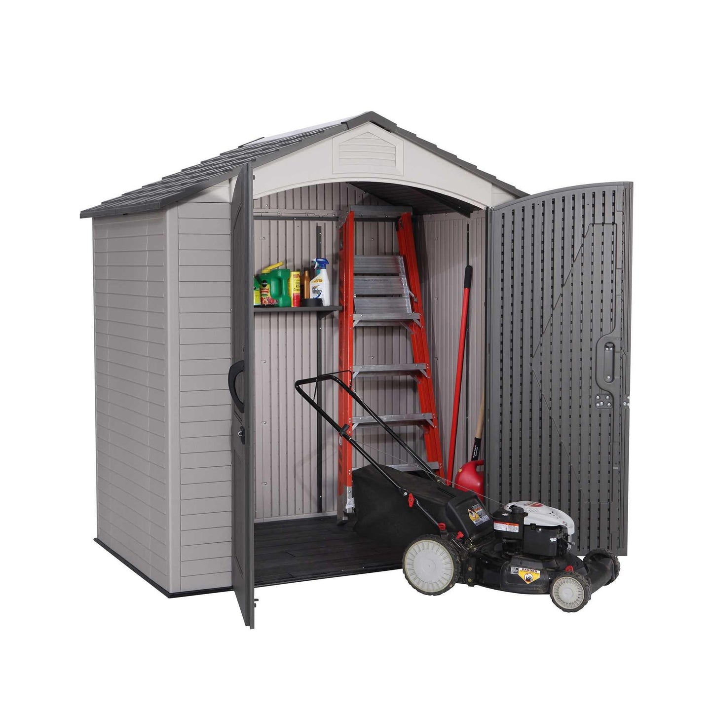 Lifetime 7 Ft. X 4.5 Ft. Outdoor Storage Shed - 60057 - Backyard Provider