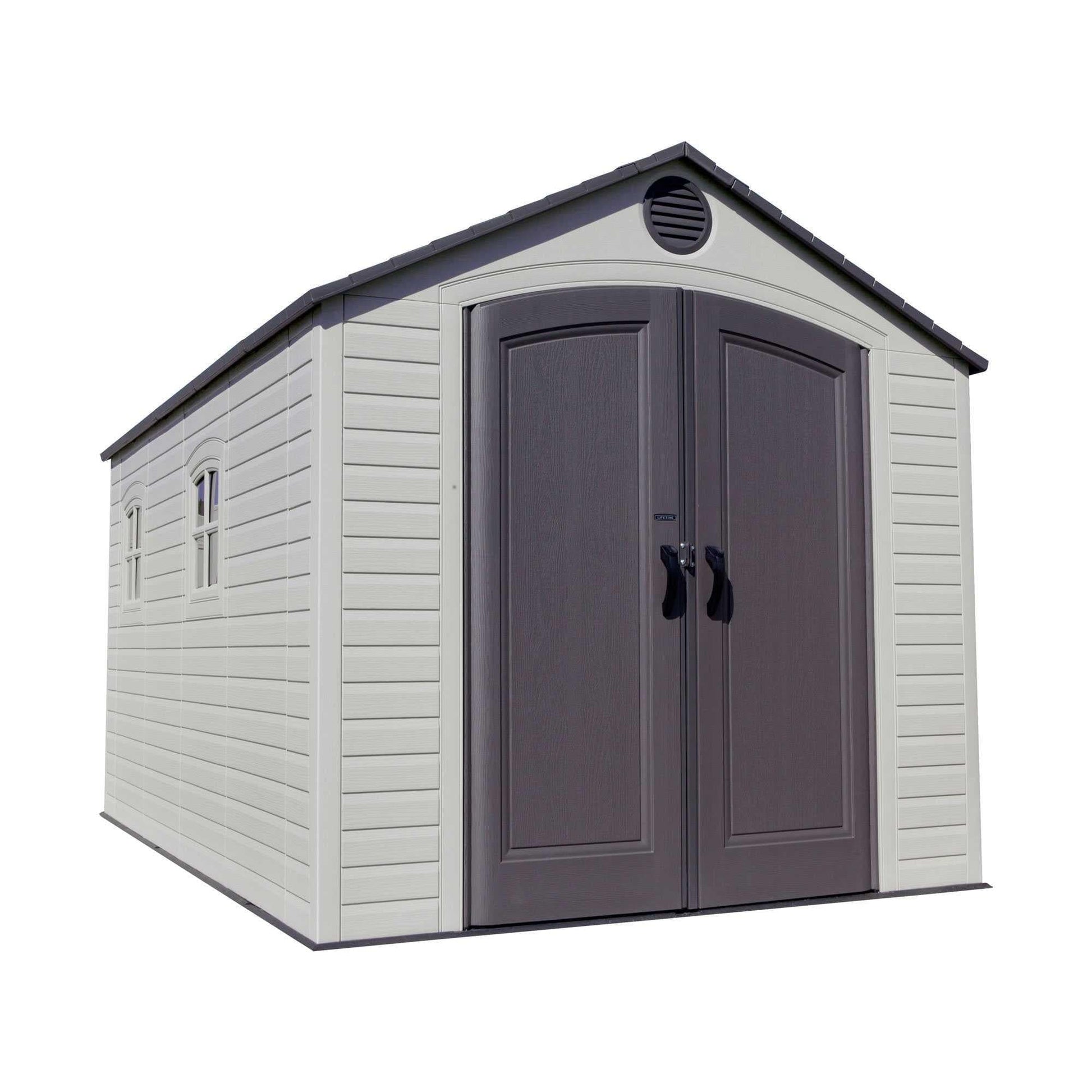 Lifetime 8 Ft. X 15 Ft. Outdoor Storage Shed - 60075 - Backyard Provider
