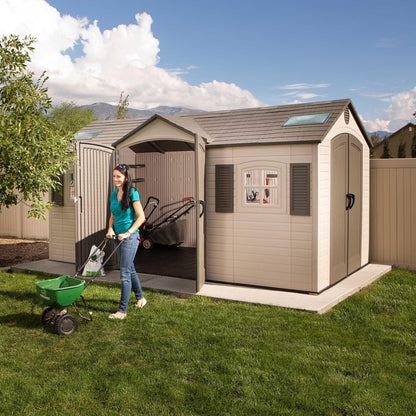 Lifetime 15 Ft. X 8 Ft. Outdoor Storage Shed - 60079 - Backyard Provider