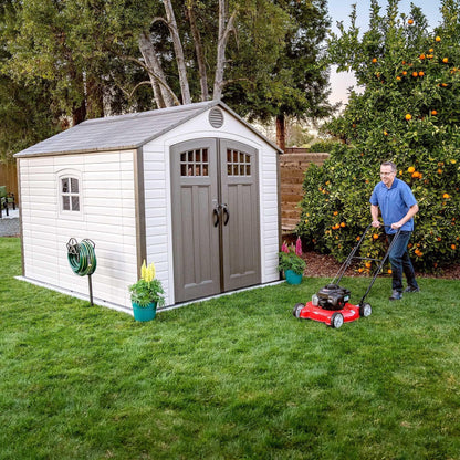 Lifetime 8 Ft. X 10 Ft. Outdoor Storage Shed - 60117 - Backyard Provider