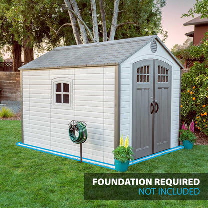 Lifetime 8 Ft. X 10 Ft. Outdoor Storage Shed - 60117 - Backyard Provider
