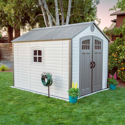 Lifetime 8 Ft. X 10 Ft. Outdoor Storage Shed - 60117 - Backyard Provider