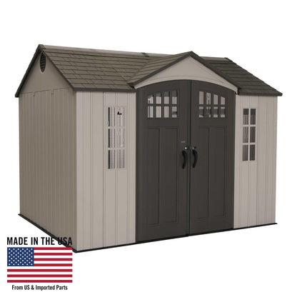 Lifetime 10 Ft. X 8 Ft. Outdoor Storage Shed - 60118 - Backyard Provider