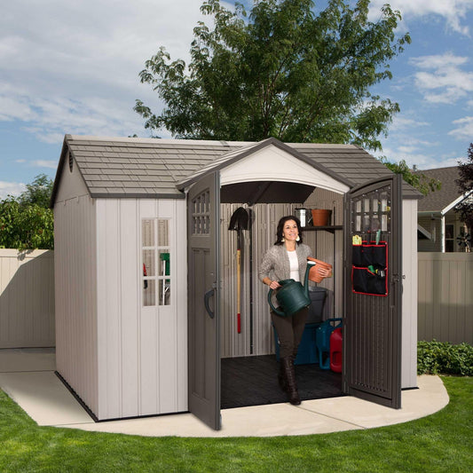 Lifetime 10 Ft. X 8 Ft. Outdoor Storage Shed - 60118 - Backyard Provider