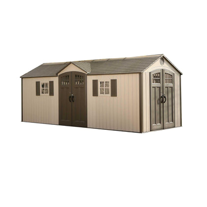 Lifetime 20 Ft. X 8 Ft. Outdoor Storage Shed - 60127 - Backyard Provider