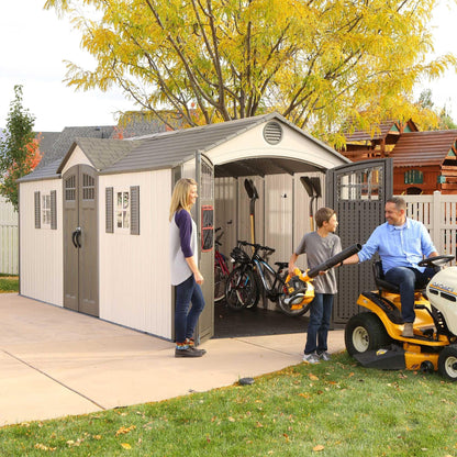 Lifetime 20 Ft. X 8 Ft. Outdoor Storage Shed - 60127 - Backyard Provider