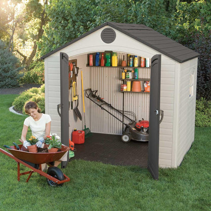 Lifetime 8 Ft. X 5 Ft. Outdoor Storage Shed - 6406 - Backyard Provider