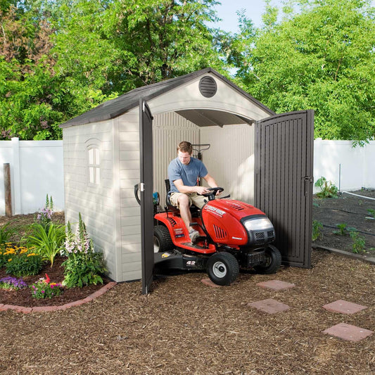 Lifetime 8 Ft. X 7.5 Ft. Outdoor Storage Shed - 6411 - Backyard Provider