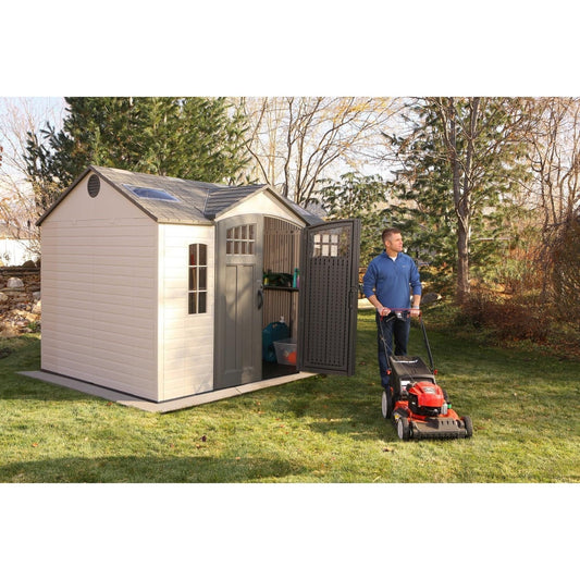 Lifetime 10 Ft. X 8 Ft. Outdoor Storage Shed - 60178 - Backyard Provider