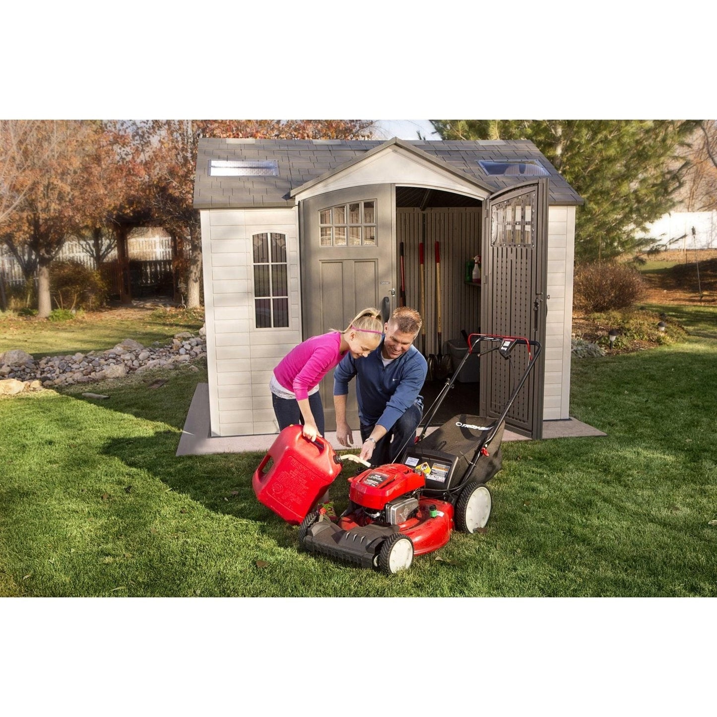 Lifetime 10 Ft. X 8 Ft. Outdoor Storage Shed - 60178 - Backyard Provider
