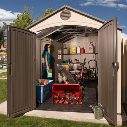 Lifetime 15 Ft. X 8 Ft. Outdoor Storage Shed - 60079 - Backyard Provider