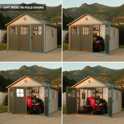 Lifetime 11 Ft. X 11 Ft. Outdoor Storage Shed - 60187 - Backyard Provider
