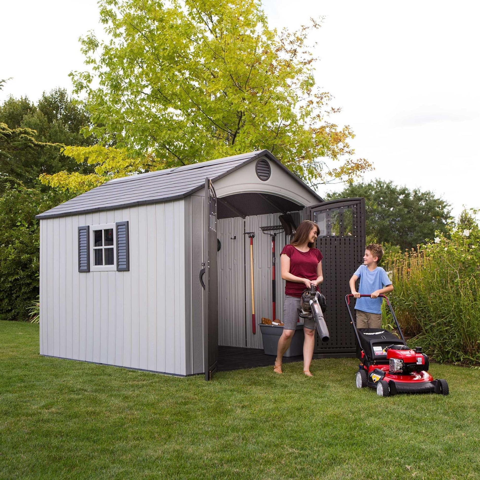 Lifetime 8 Ft. X 10 Ft. Outdoor Storage Shed - 60202 - Backyard Provider